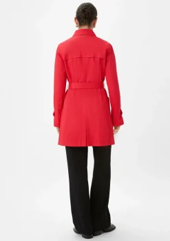 Taillierter Trenchcoat mit Bindegürtel-Comma New