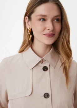 Taillierter Trenchcoat mit Bindegürtel-Comma Online