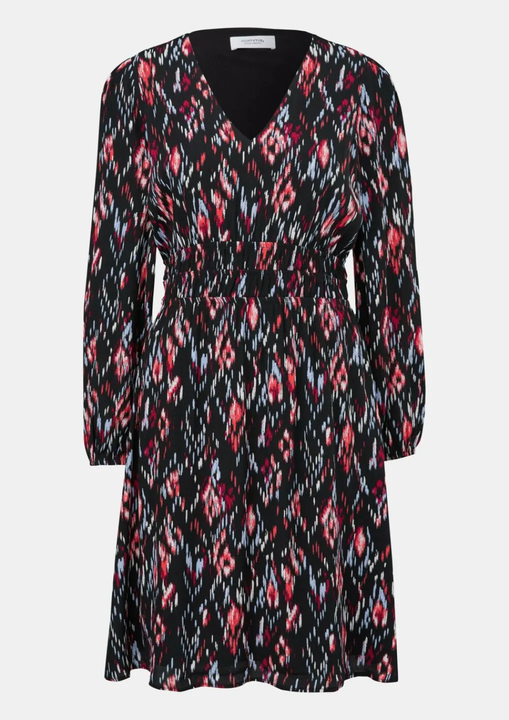 Tailliertes Kleid aus Crêpe-Comma Clearance