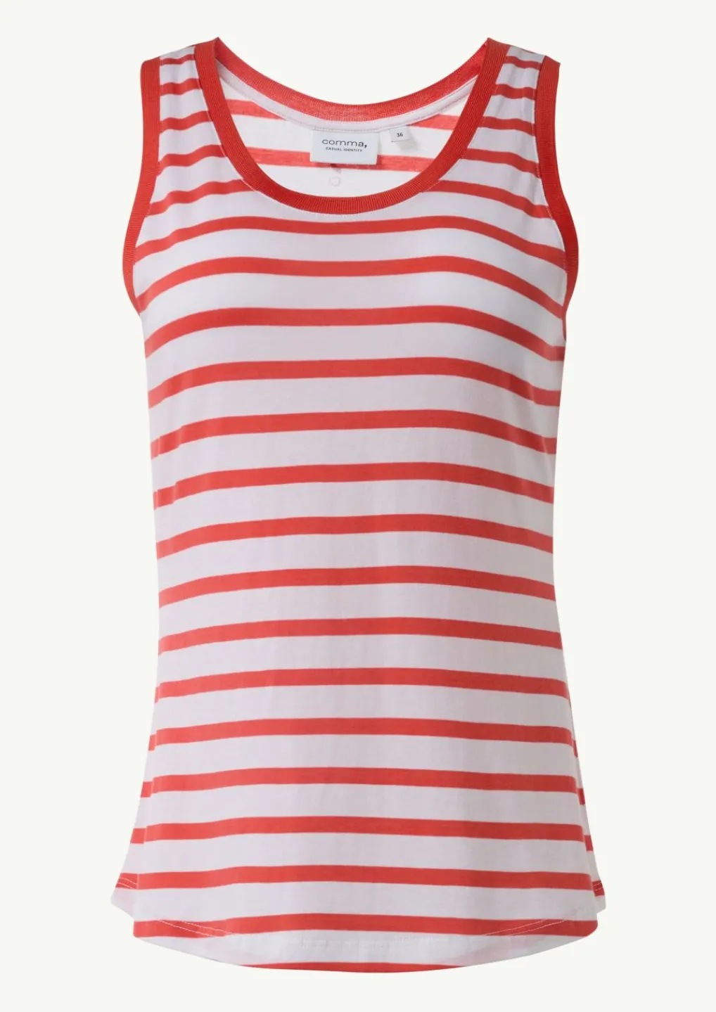 Tanktop mit Streifenmuster-Comma Fashion