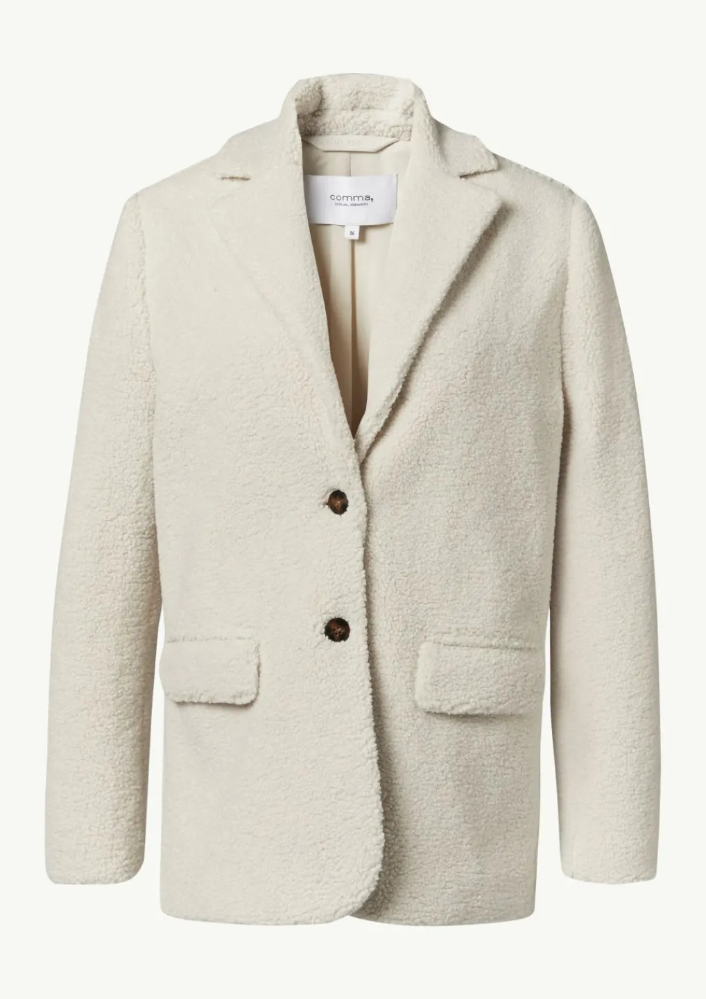 Teddy-Blazer im Relaxed Fit-Comma Outlet