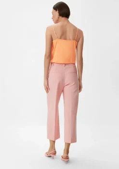 Trägertop aus Satin-Comma Outlet