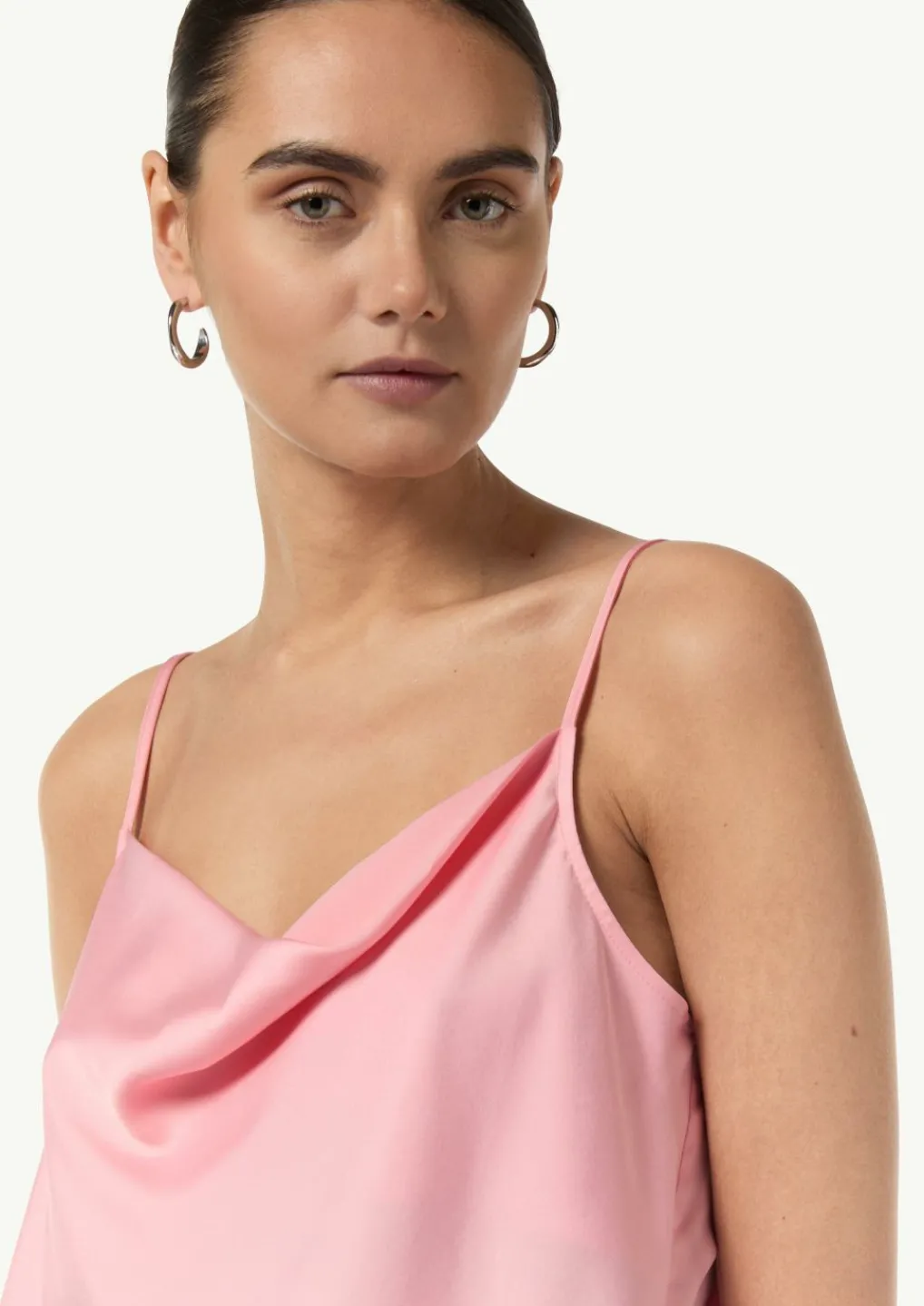 Trägertop aus Satin-Comma Clearance