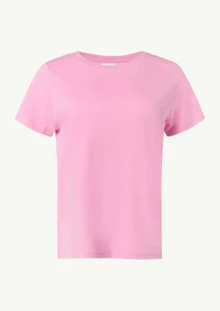 T-Shirt aus Baumwolle mit Print-Detail-Comma Best