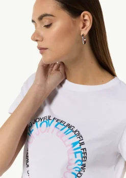 T-Shirt aus Jersey mit Frontprint-Comma Outlet