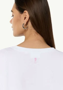T-Shirt aus Jersey mit Frontprint-Comma Discount
