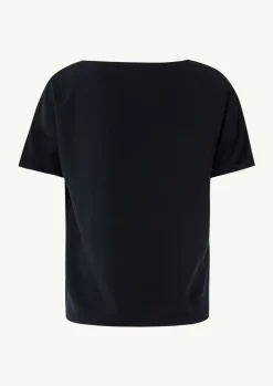 T-Shirt aus Satin-Comma Fashion