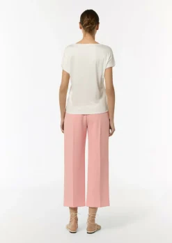 T-Shirt aus Viskose-Jersey-Comma Sale