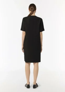 T-Shirt-Kleid mit Stehkragen-Comma Online