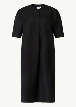 T-Shirt-Kleid mit Stehkragen-Comma Online