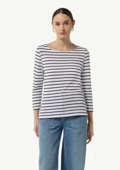 T-Shirt mit 3/4-Arm-Comma Fashion