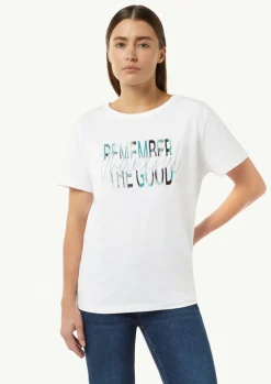 T-Shirt mit Artwork-Comma Discount
