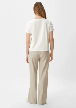 T-Shirt mit Front-Print-Comma Sale