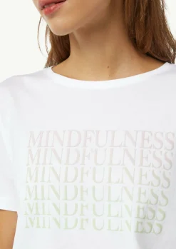 T-Shirt mit Front-Print-Comma Hot