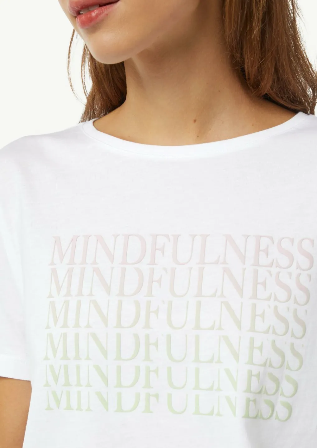 T-Shirt mit Front-Print-Comma Hot
