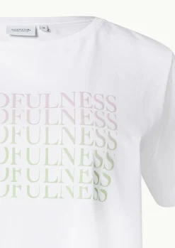 T-Shirt mit Front-Print-Comma Hot