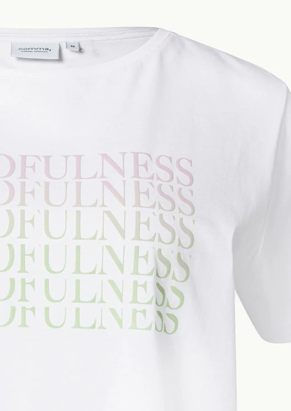 T-Shirt mit Front-Print-Comma Hot