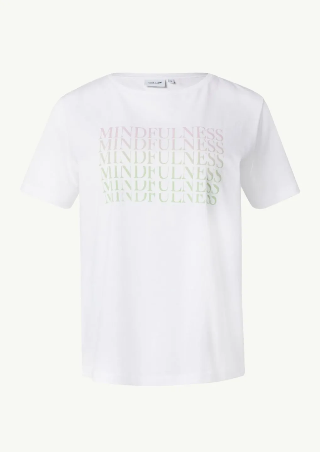 T-Shirt mit Front-Print-Comma Hot