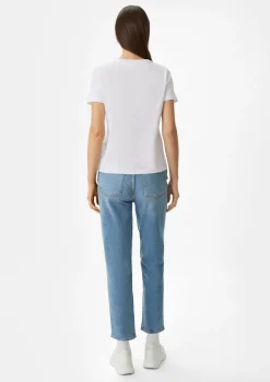 T-Shirt mit Frontprint-Comma New
