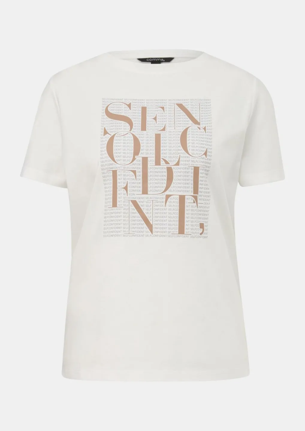 T-Shirt mit Frontprint-Comma Hot