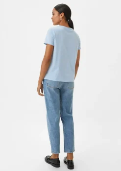 T-Shirt mit Frontprint-Comma Sale