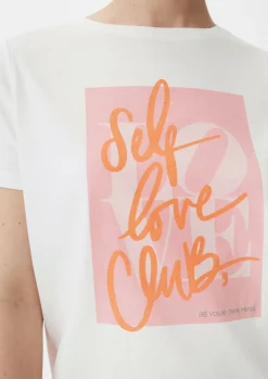 T-Shirt mit Frontprint-Comma Discount