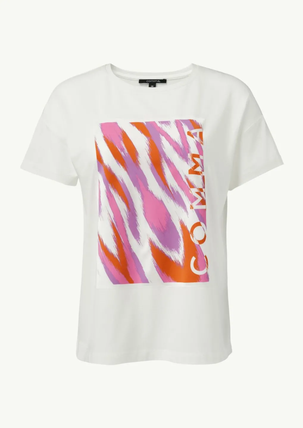 T-Shirt mit Frontprint-Comma Online