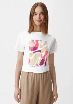 T-Shirt mit Frontprint-Comma Discount