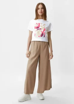 T-Shirt mit Frontprint-Comma Discount