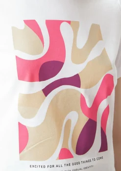 T-Shirt mit Frontprint-Comma Discount