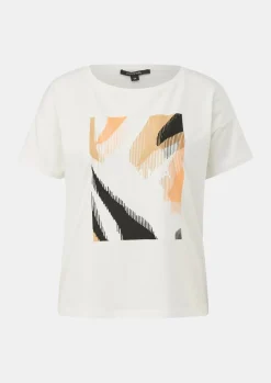 T-Shirt mit Front-Print-Comma Online