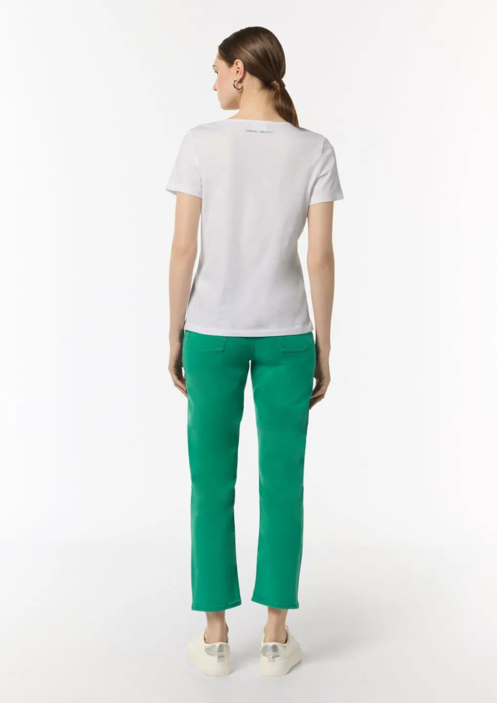 T-Shirt mit Front- und Logoprint-Comma Best