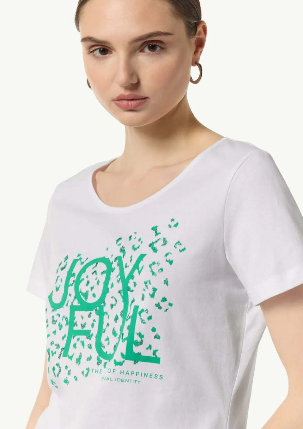 T-Shirt mit Front- und Logoprint-Comma Best