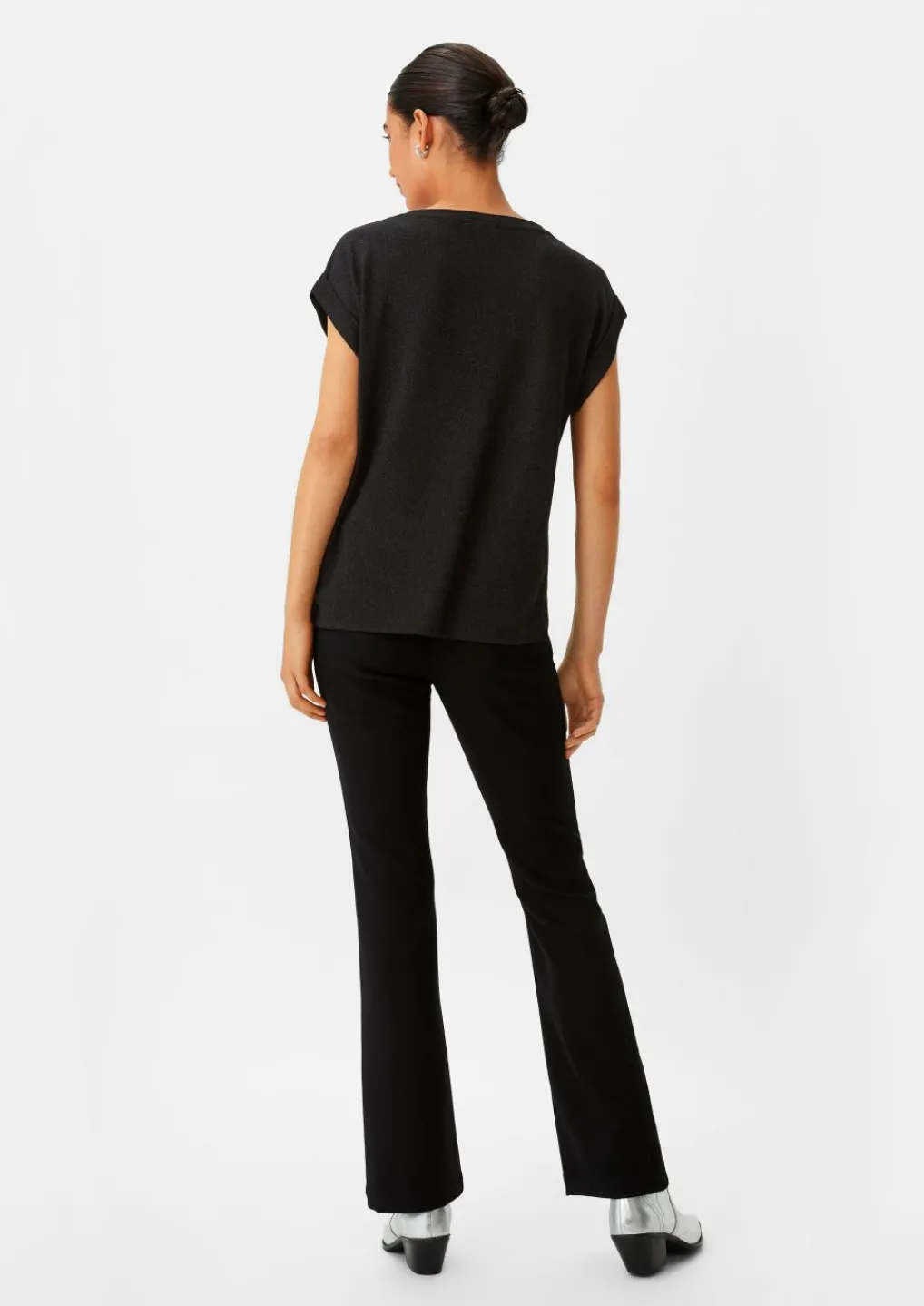 T-Shirt mit Glitzergarn-Comma Sale