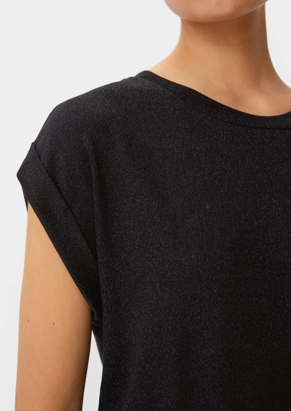 T-Shirt mit Glitzergarn-Comma Sale