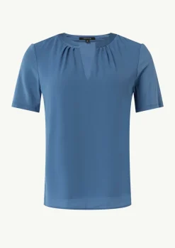 T-Shirt mit Raffung-Comma Online