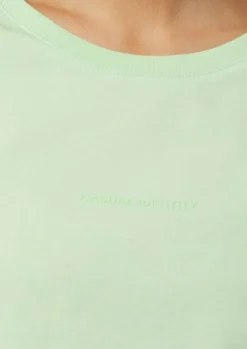 T-Shirt mit Rundhals-Ausschnitt und Front-Print-Comma Clearance