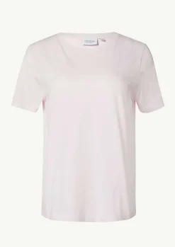 T-Shirt mit Rundhals-Ausschnitt und Front-Print-Comma Online
