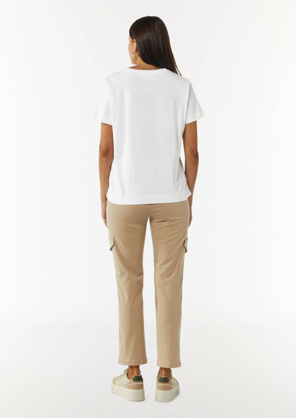 T-Shirt mit Stickerei-Detail-Comma Online