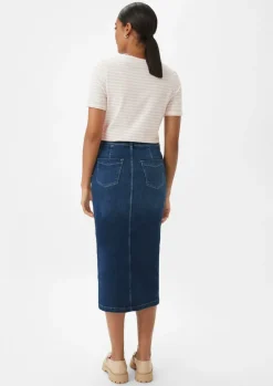 T-Shirt mit Streifen-Comma Fashion