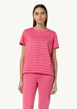 T-Shirt mit Streifenmuster-Comma Discount