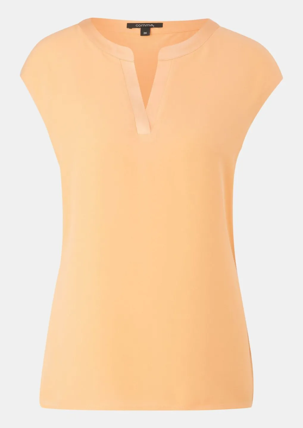 T-Shirt mit Tunika-Ausschnitt-Comma Outlet