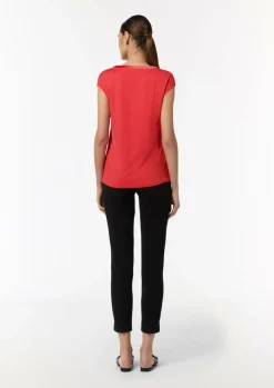 T-Shirt mit Tunika-Ausschnitt-Comma Discount