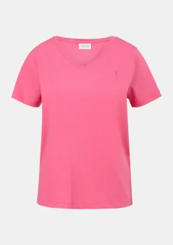 T-Shirt mit V-Ausschnitt-Comma Online
