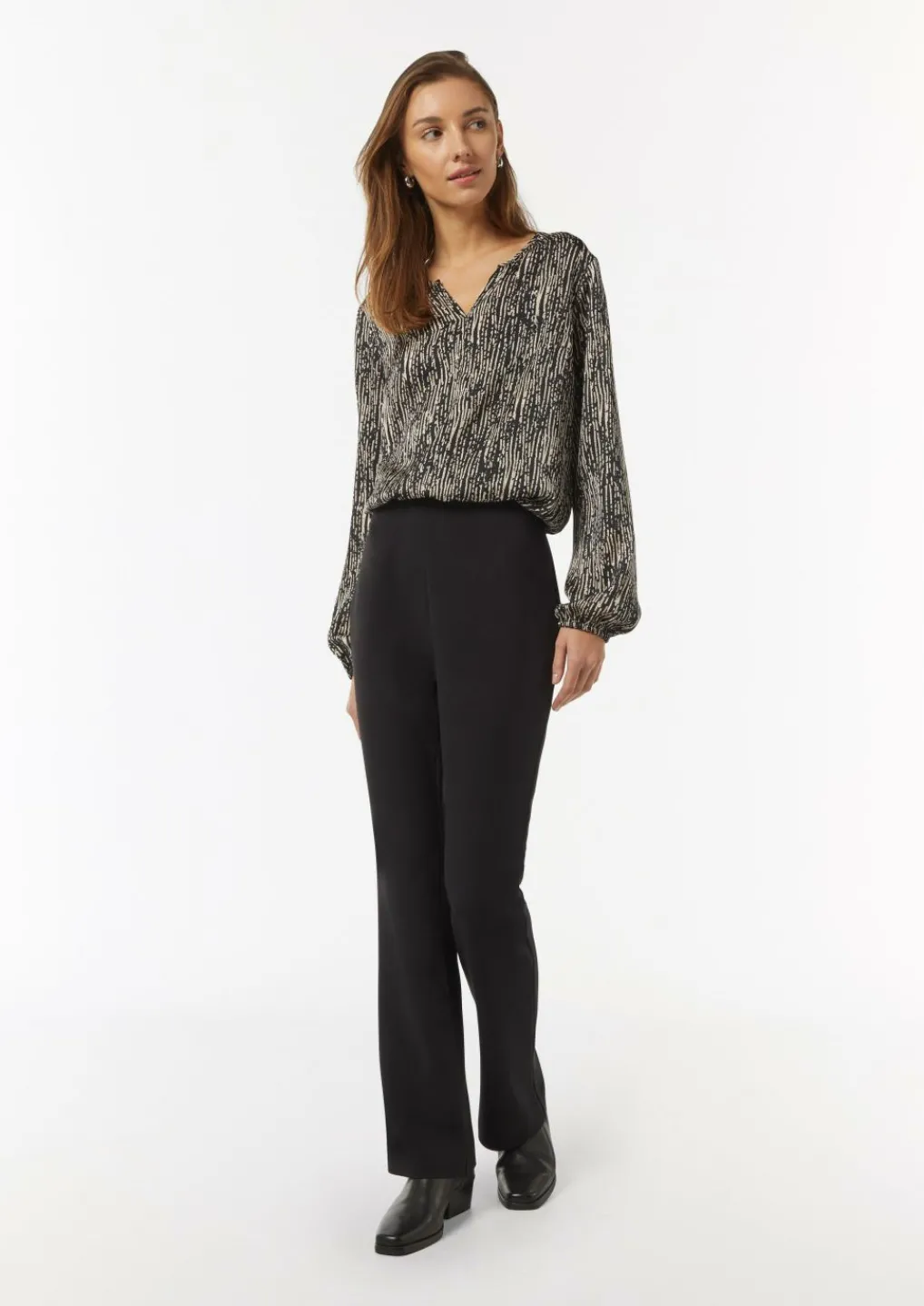 Tunikabluse mit All-over-Print-Comma Sale
