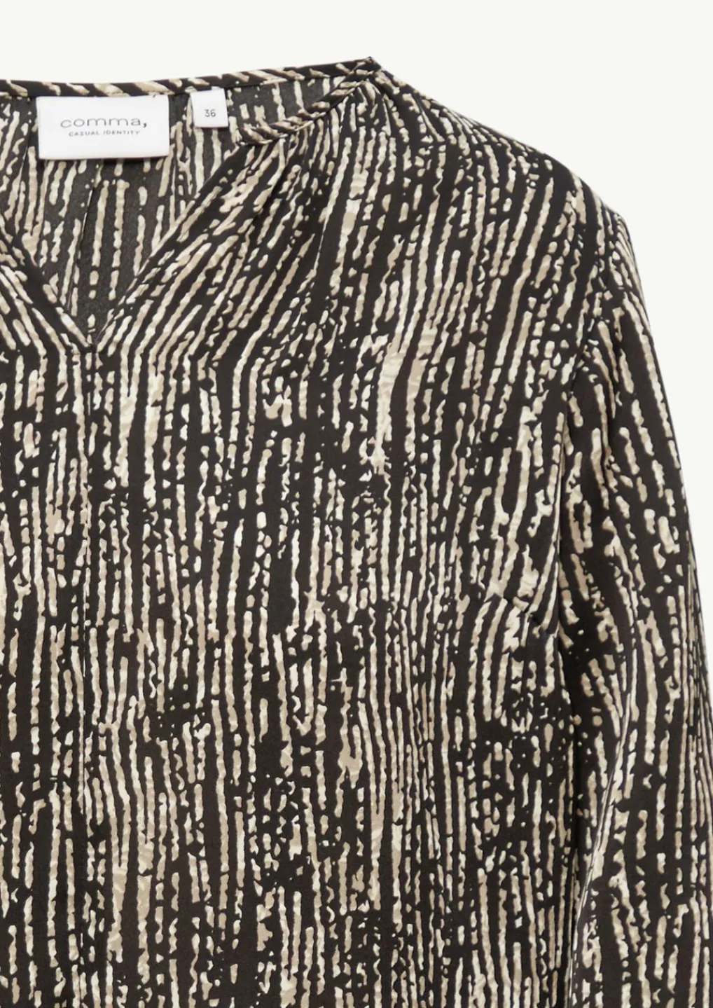 Tunikabluse mit All-over-Print-Comma Sale