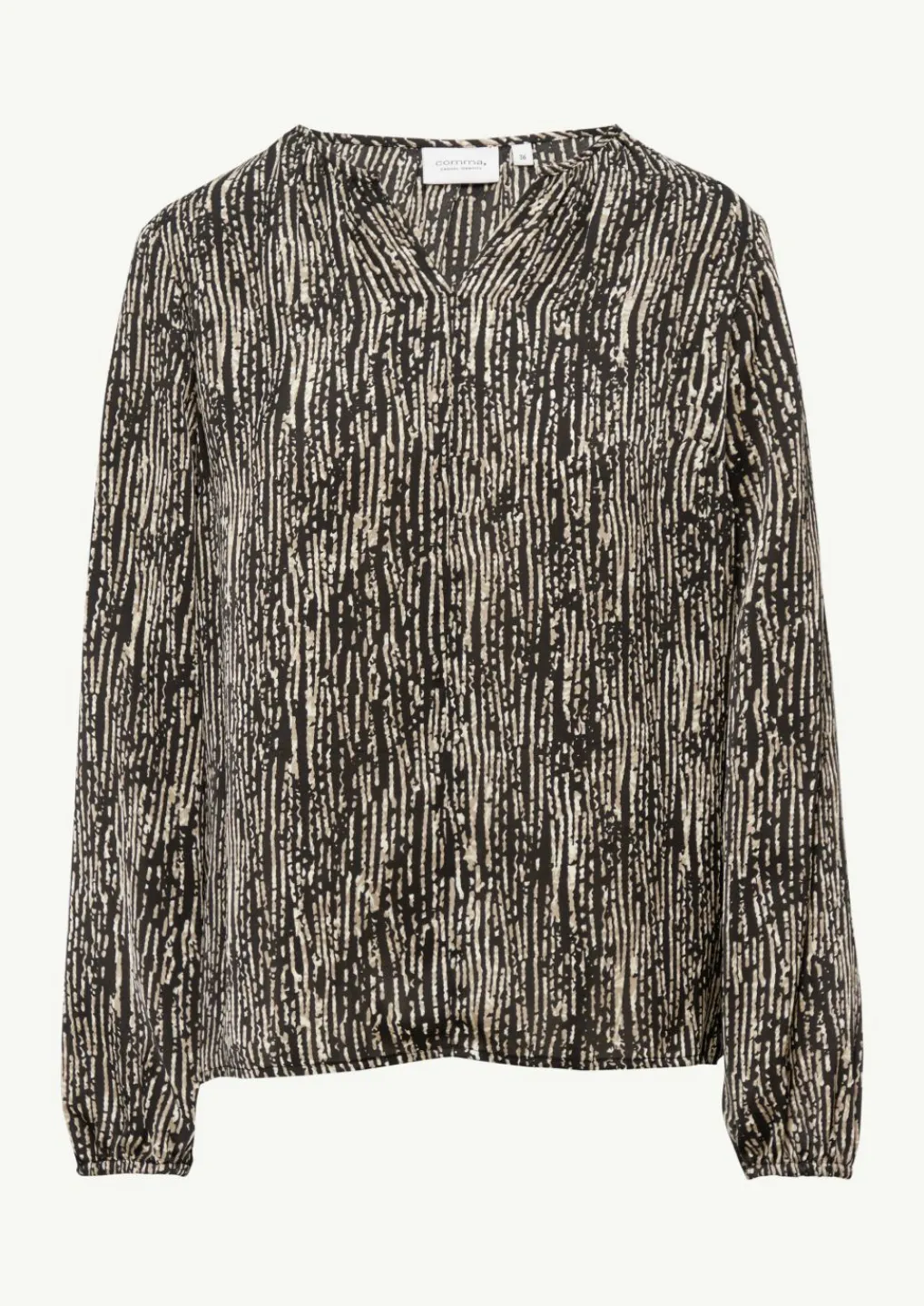 Tunikabluse mit All-over-Print-Comma Sale