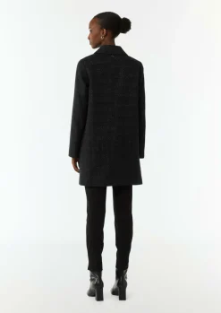 Tweed-Mantel mit schimmerndem Garn-Comma Sale