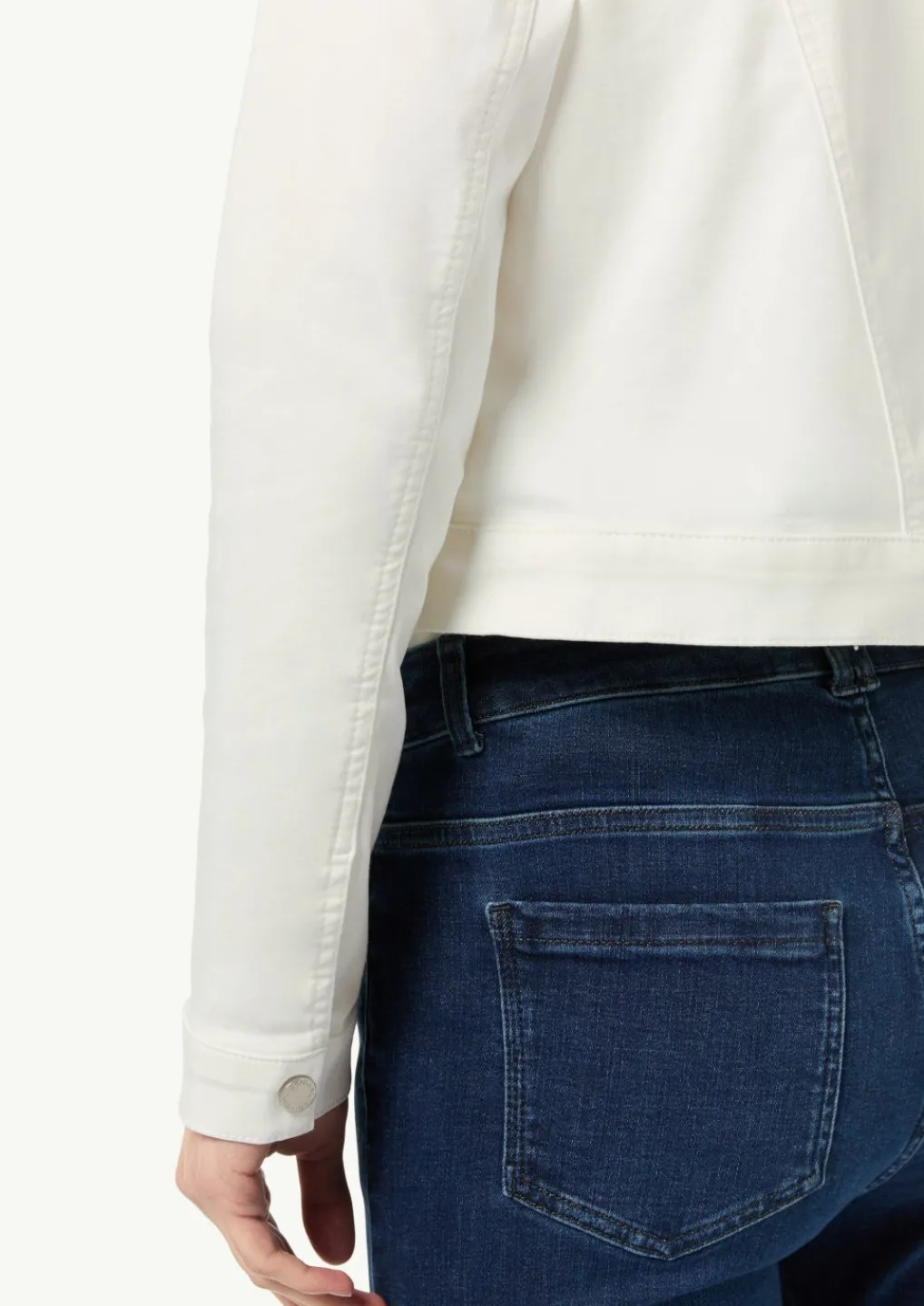 Verkürzte Jeansjacke aus Baumwollmix-Comma Hot