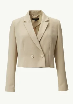 Verkürzter Blazer mit Reverskragen-Comma Online
